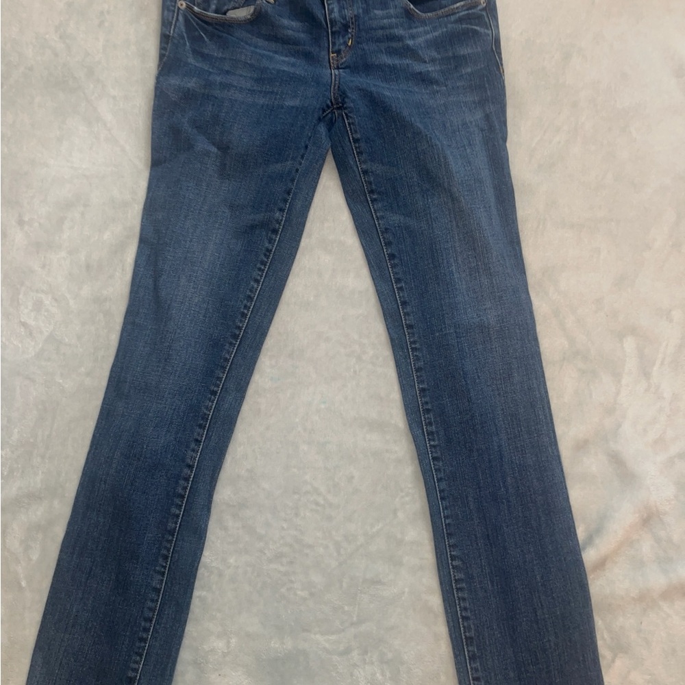 American Eagle Outfitters Dark Blue Straight Leg Jeans